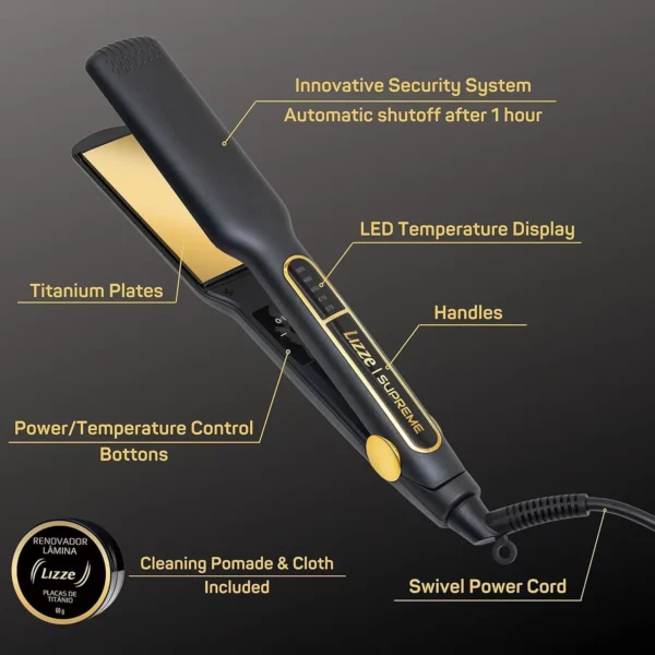 مكواة فرد الشعر فائقة التنعيم Lizze STRAIGHTER SUPREME